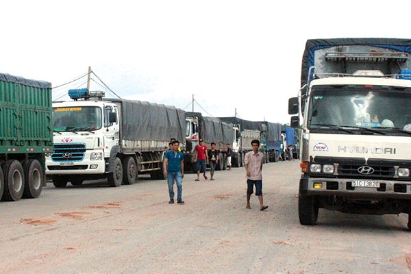 xe quá tải bị bắt giữ